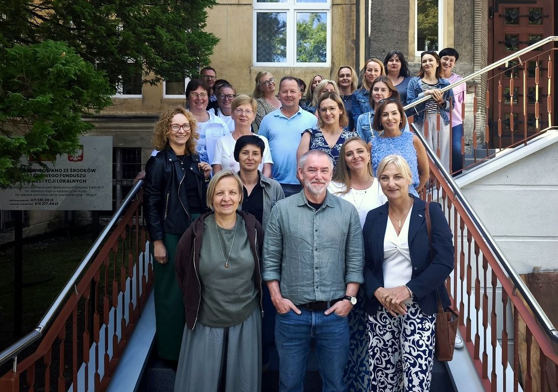 Prof. Marek Kaczmarzyk szkolił kadrę pedagogiczną Zespołu Szkół nr 3 w Kędzierzynie-Koźlu