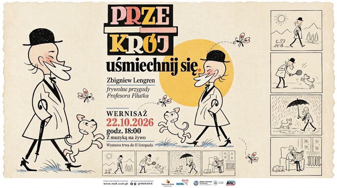 Profesor Filutek z „Przekroju” zagości w Miejskim Ośrodku Kultury Profesor Filutek z „Przekroju” zagości w Miejskim Ośrodku Kultury