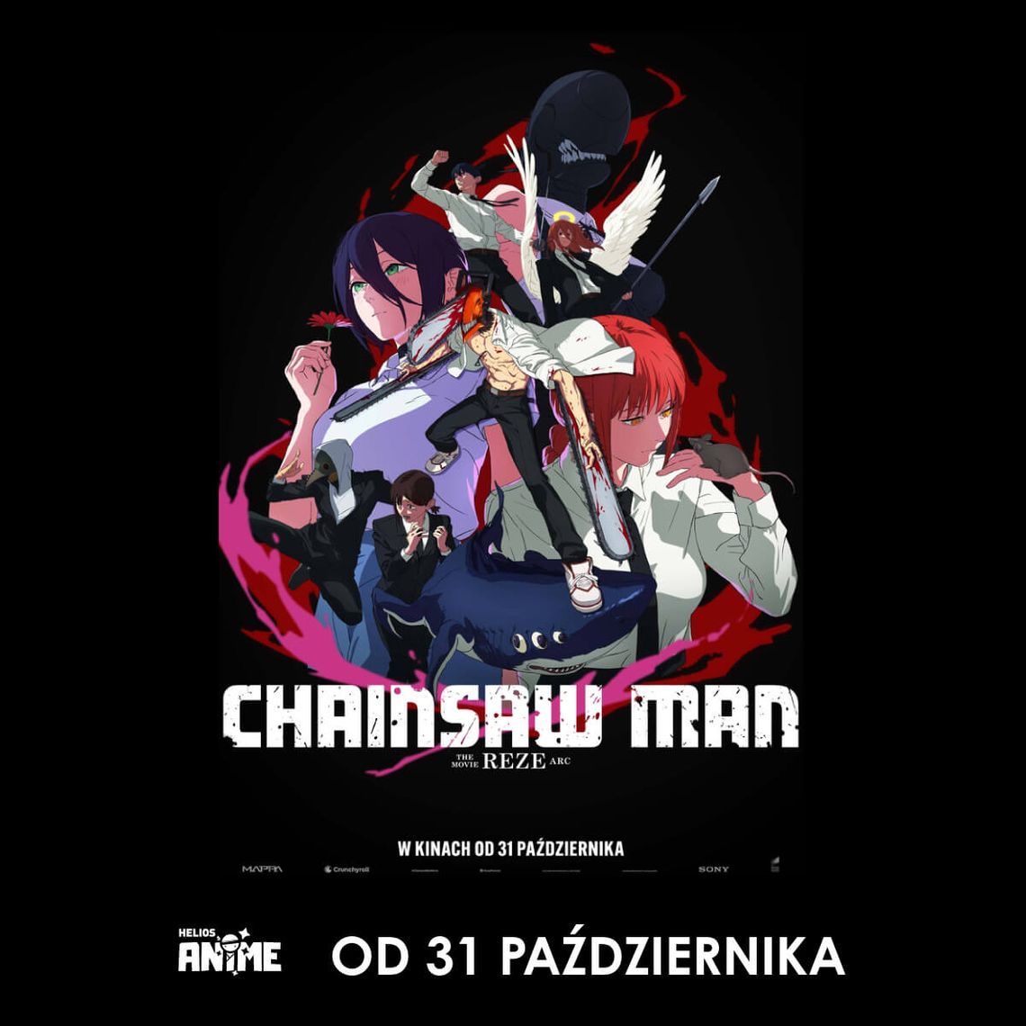 Projekt Helios Anime. Pokazy filmu "Chainsaw Man - The Movie: Reze Arc" Projekt Helios Anime. Pokazy filmu "Chainsaw Man - The Movie: Reze Arc"