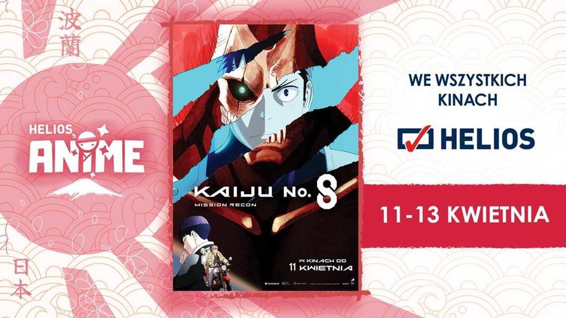 Projekt Helios Anime. Pokazy filmu "Kaiju No. 8: Mission Recon"