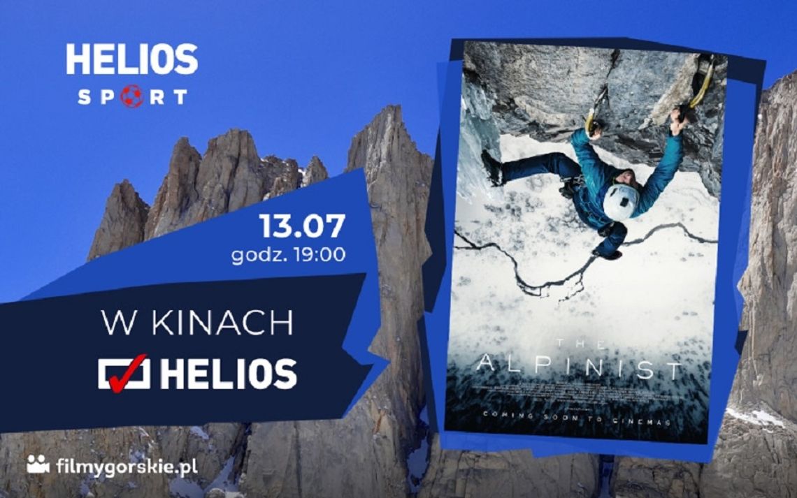 Projekt Helios Sport w kędzierzyńskim kinie. Seans filmu "The Alpinist"