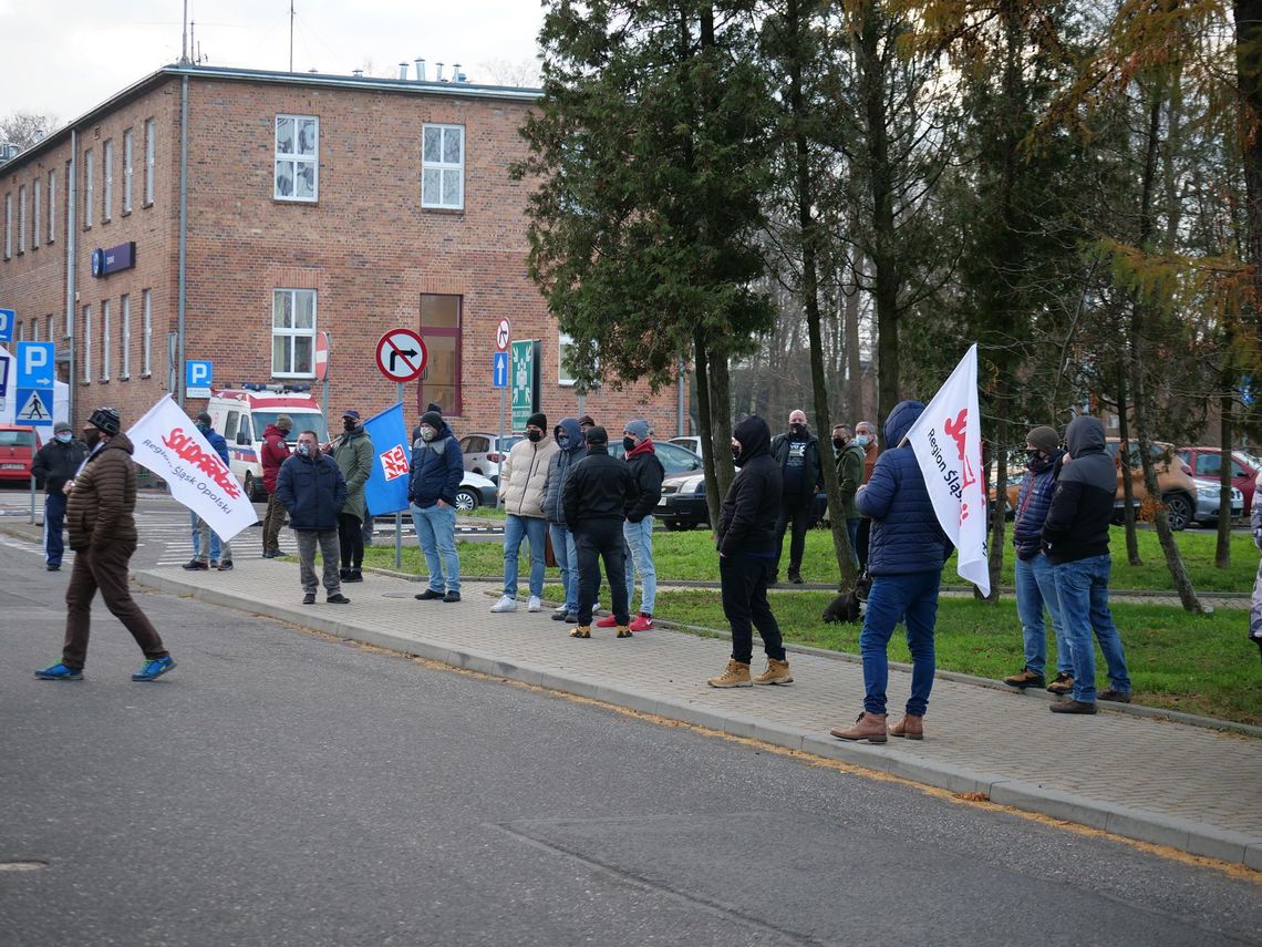 Protest pracowników Grupy Azoty ZAK S.A. o karpiowe