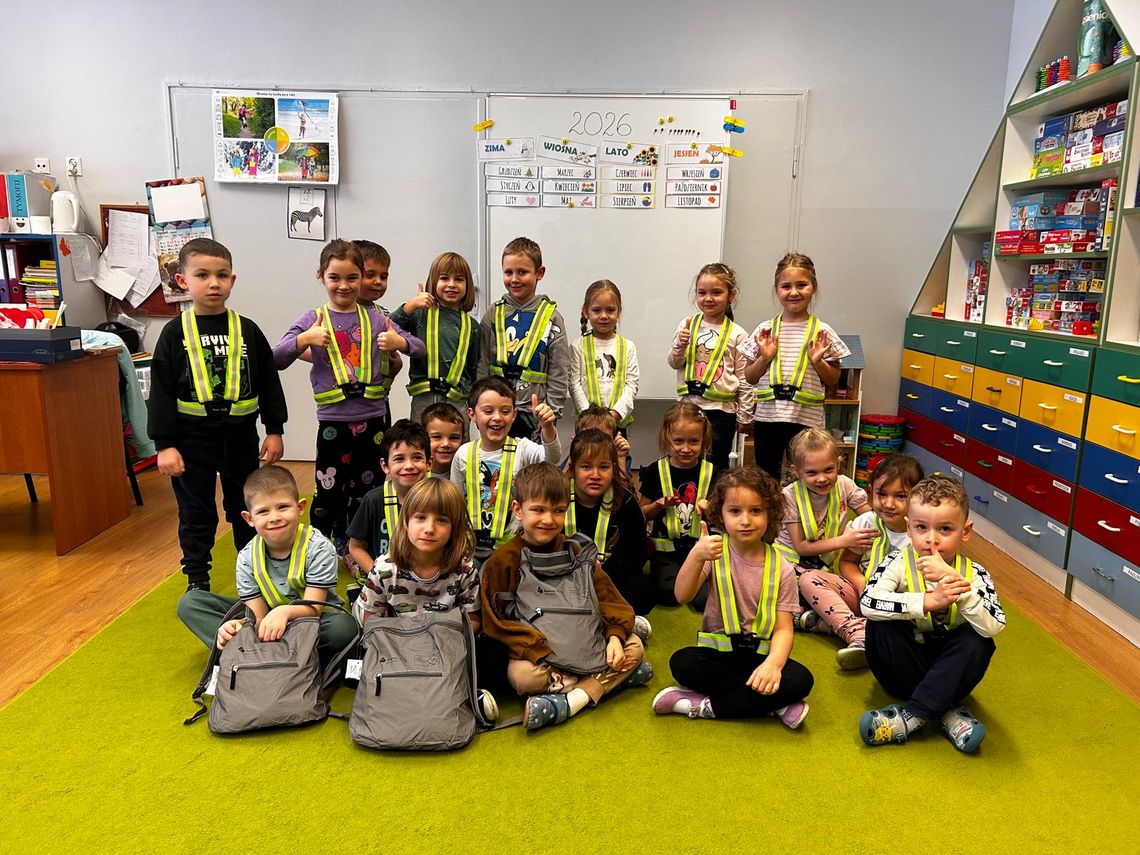 Przedszkolaki z Kędzierzyna-Koźla na lekcji bezpieczeństwa
