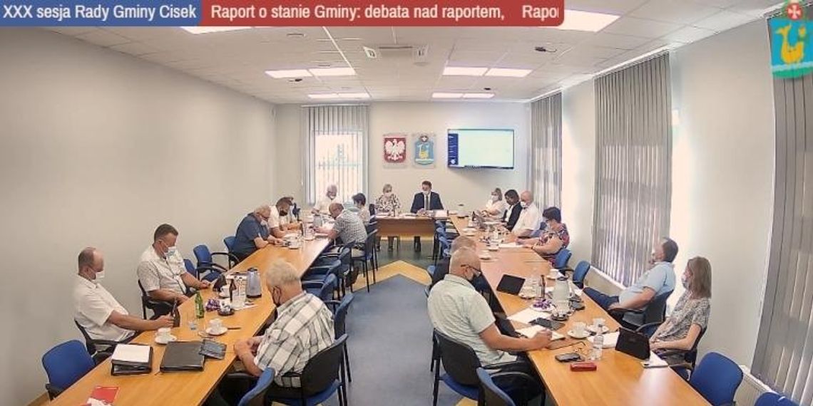 Przegląd raportów o stanie gminy w roku 2020 - gmina Cisek