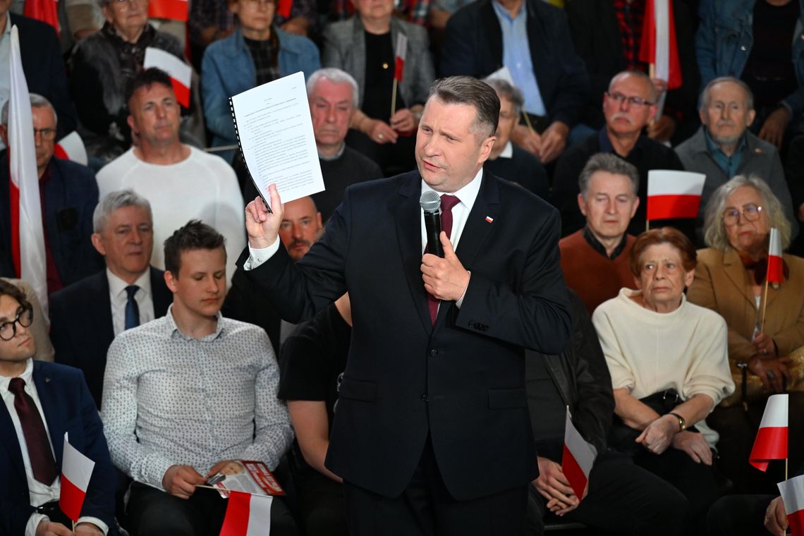 Przemysław Czarnek w Kędzierzynie-Koźlu. Mówił o migracji, bezpieczeństwie i służbie zdrowia. ZDJĘCIA