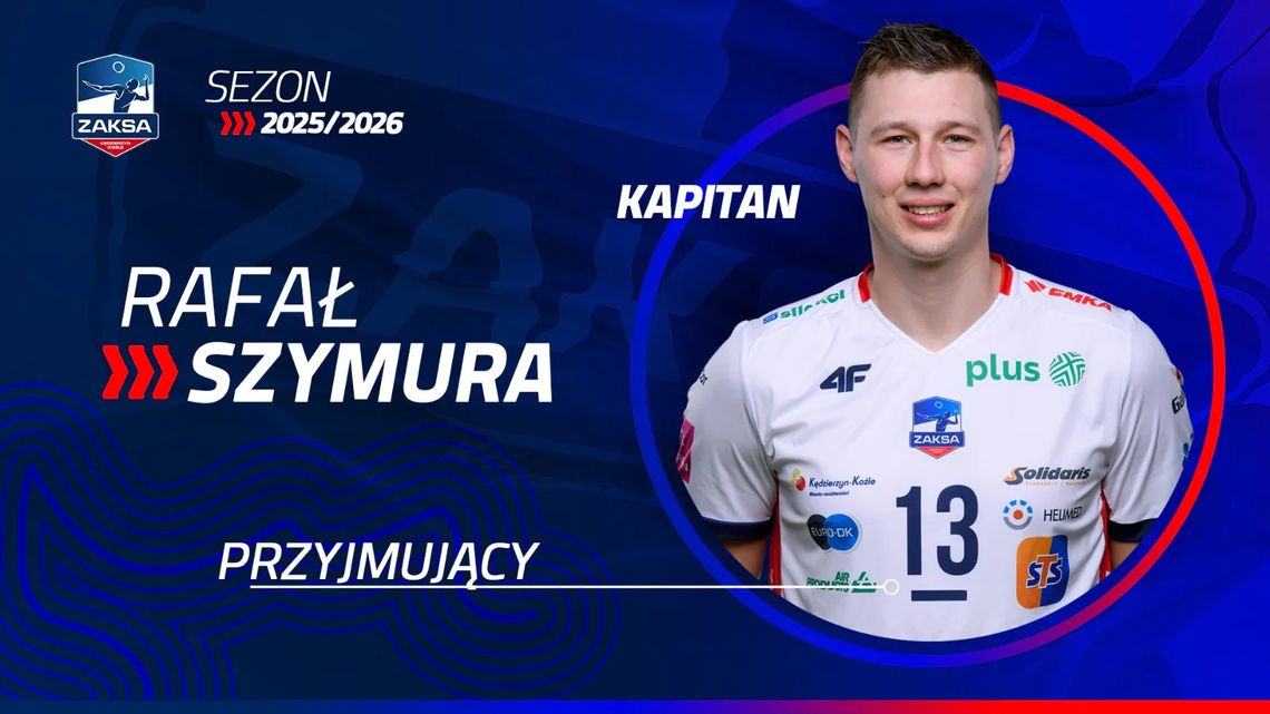 Rafał Szymura nowym kapitanem ZAKSY!