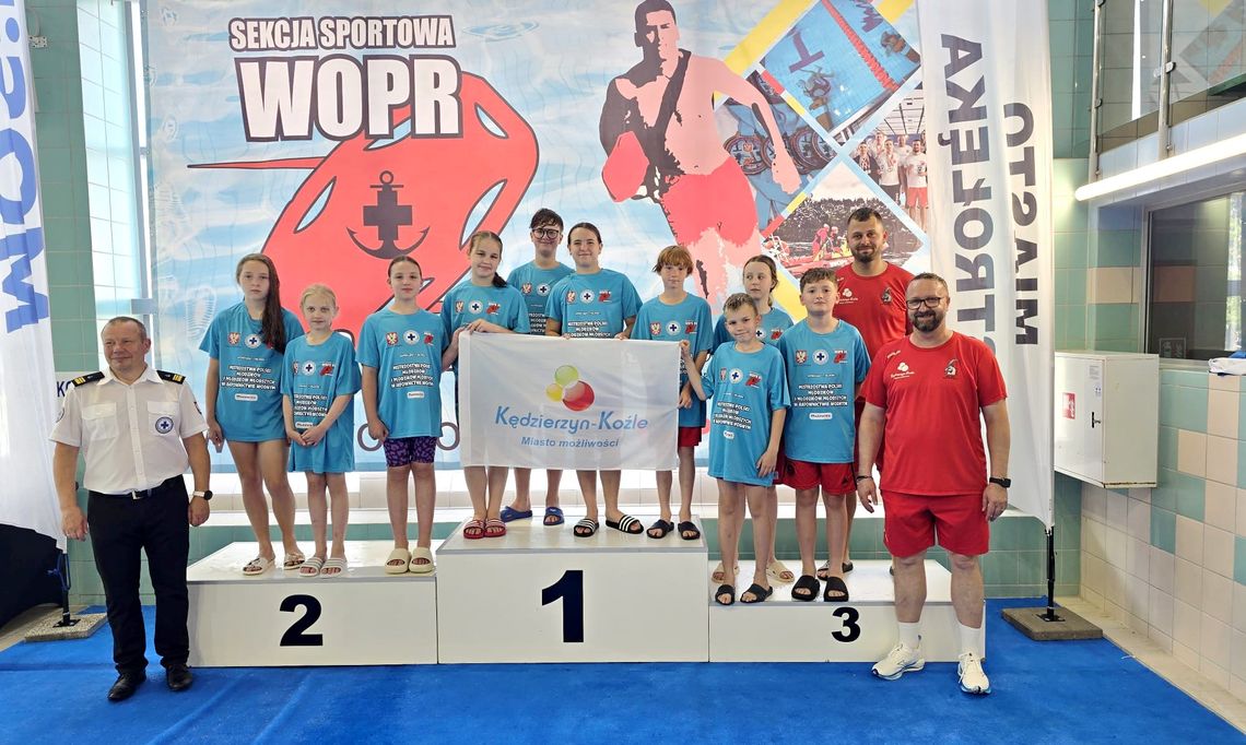 Ratownicy z MUKS WOPR Kędzierzyn-Koźle wrócili z rekordami i medalami. ZDJĘCIA