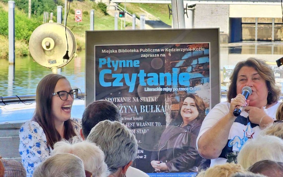 Rejs z teatralnym akcentem. Śląska aktorka na pokładzie „Płynnego Czytania”. ZDJĘCIA Rejs z teatralnym akcentem. Śląska aktorka na pokładzie „Płynnego Czytania”. ZDJĘCIA
