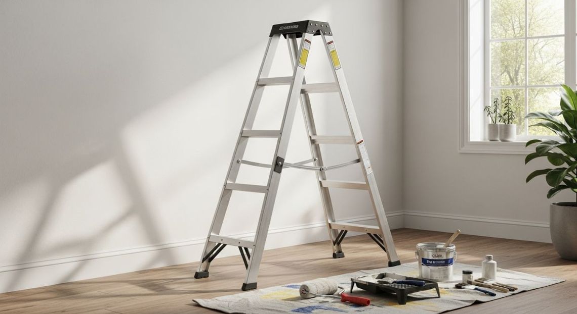 Remont mieszkania: jak wybrać solidną drabinę aluminiową