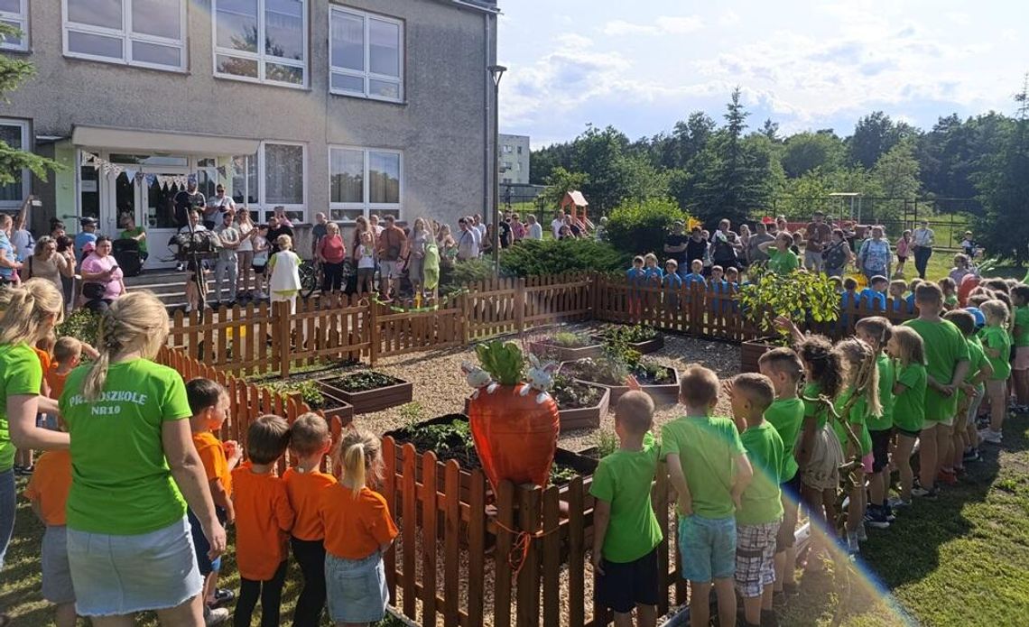 Rodzinny piknik w przedszkolu i otwarcie ogródka ekologicznego. ZDJĘCIA