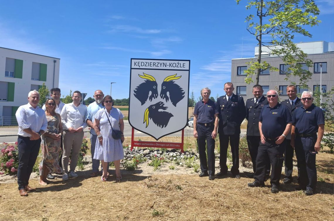 Rondo Kędzierzyna-Koźla w Öhringen. Symbol partnerstwa i wieloletniej współpracy Rondo Kędzierzyna-Koźla w Öhringen. Symbol partnerstwa i wieloletniej współpracy