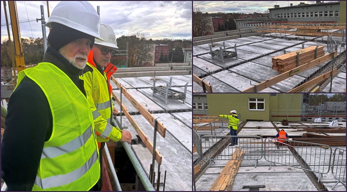 Rozbudowa szpitala w Kędzierzynie-Koźlu postępuje zgodnie z planem. ZDJĘCIA