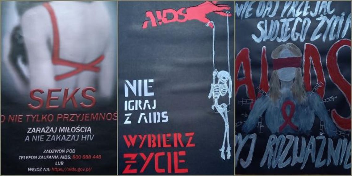 Rozstrzygnięcie powiatowego konkursu na plakat związany tematycznie z HIV/AIDS