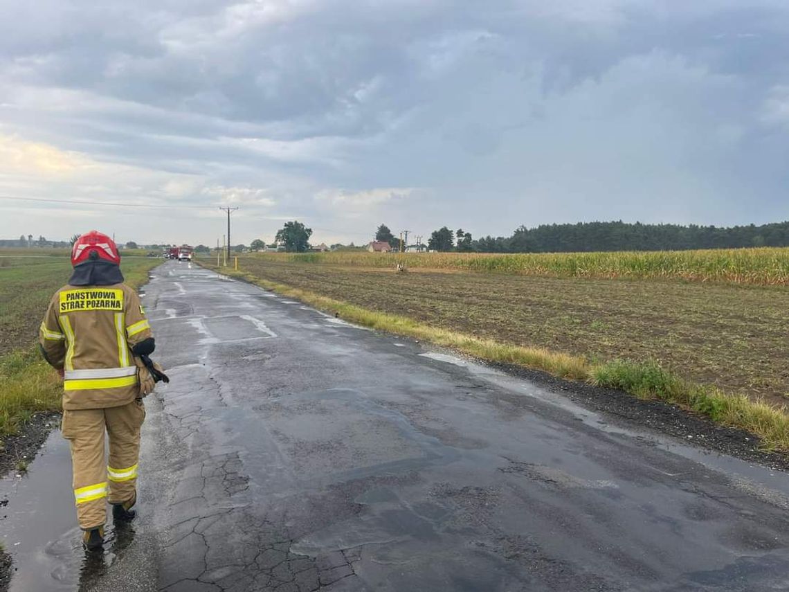 Rozszczelniony gazociąg powodem interwencji strażaków