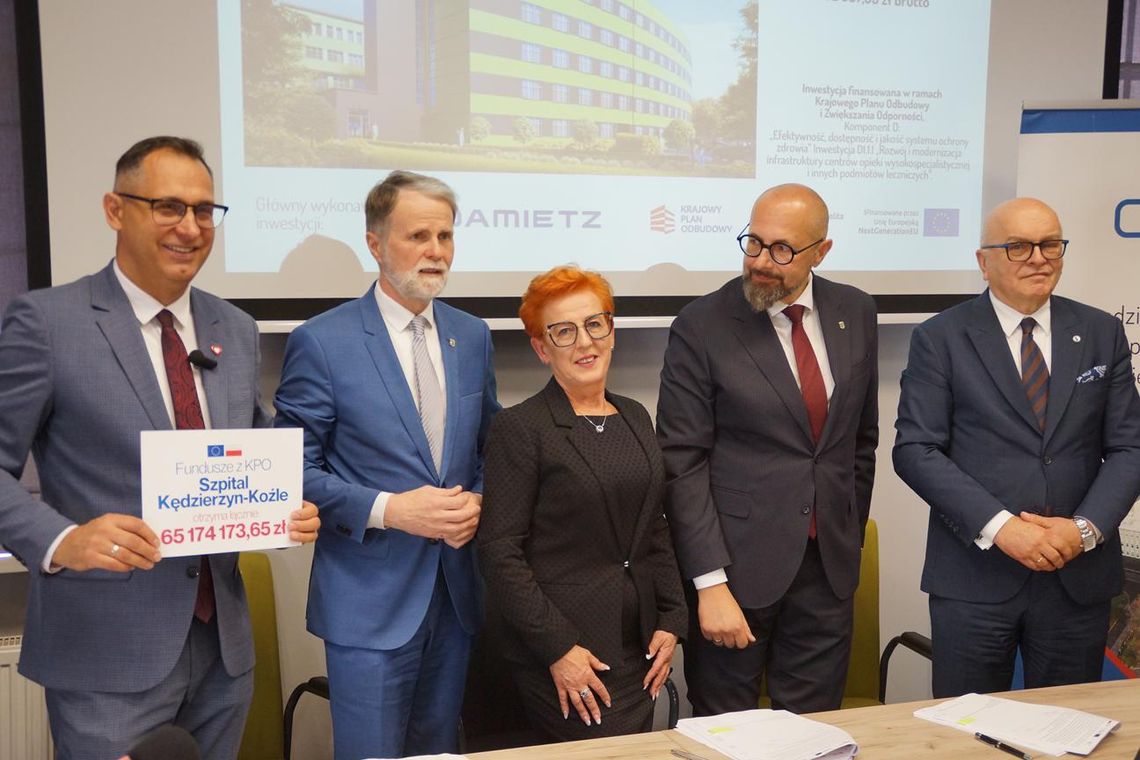 Rusza rozbudowa szpitala w Koźlu. Inwestycja za ponad 41 mln złotych
