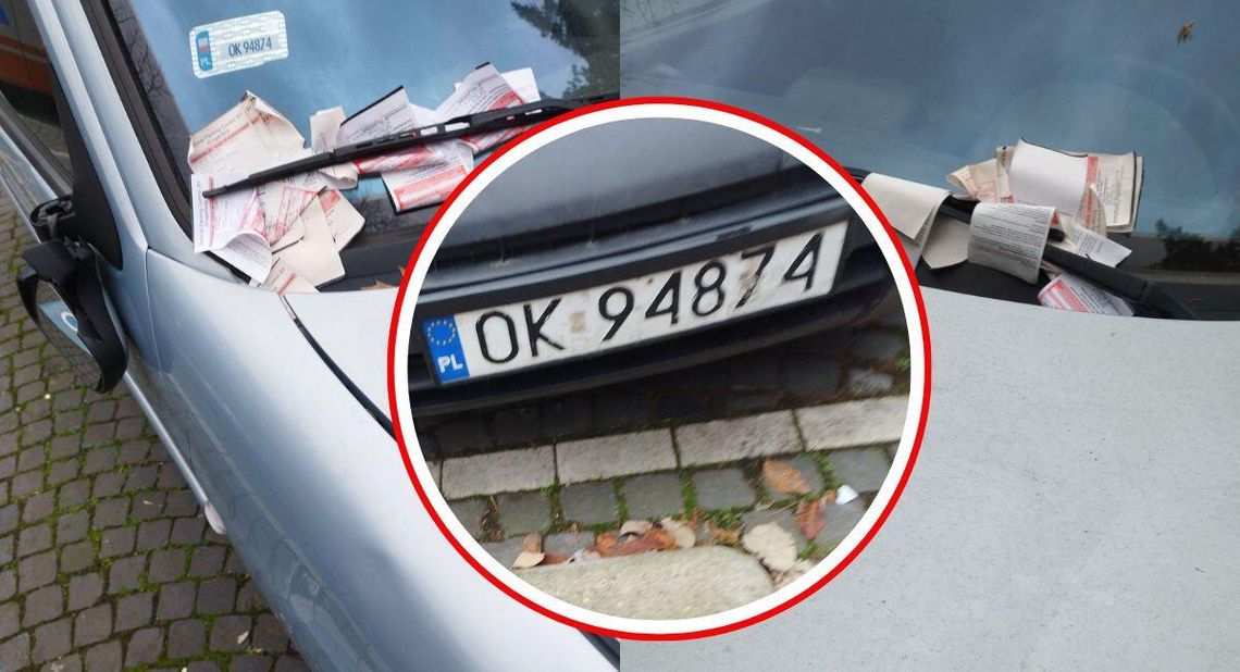 Samochód z powiatu kędzierzyńsko-kozielskiego zasypany mandatami w Belgii. Poszukiwany właściciel Samochód z powiatu kędzierzyńsko-kozielskiego zasypany mandatami w Belgii. Poszukiwany właściciel