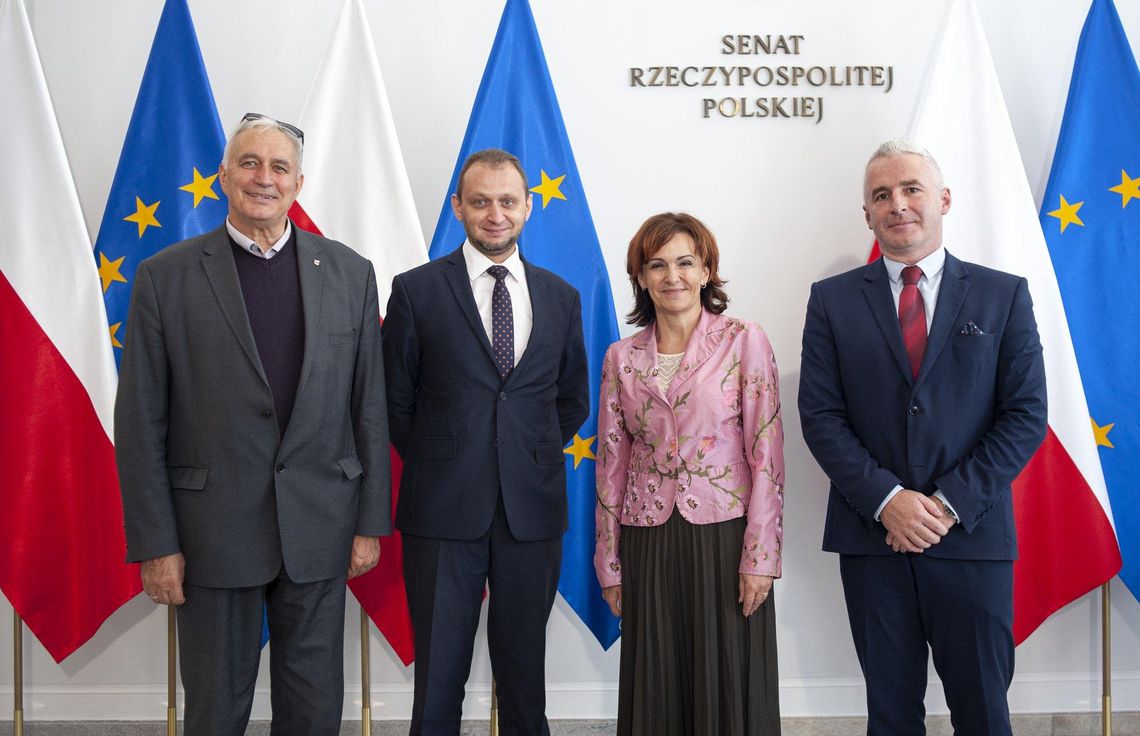 Samorządowcy z powiatu kędzierzyńsko-kozielskiego z wizytą u wicemarszałek Senatu RP 