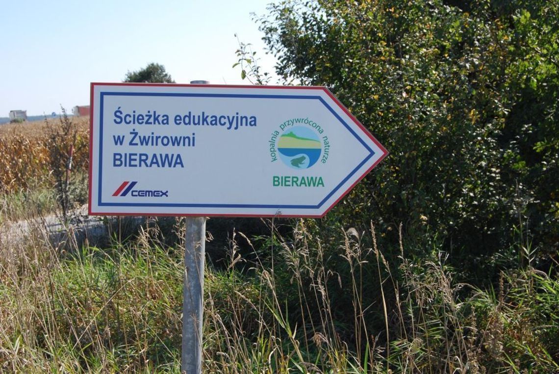 Ścieżka edukacyjna dla dzieci i młodzieży „Bierawa - kopalnia przywrócona naturze”