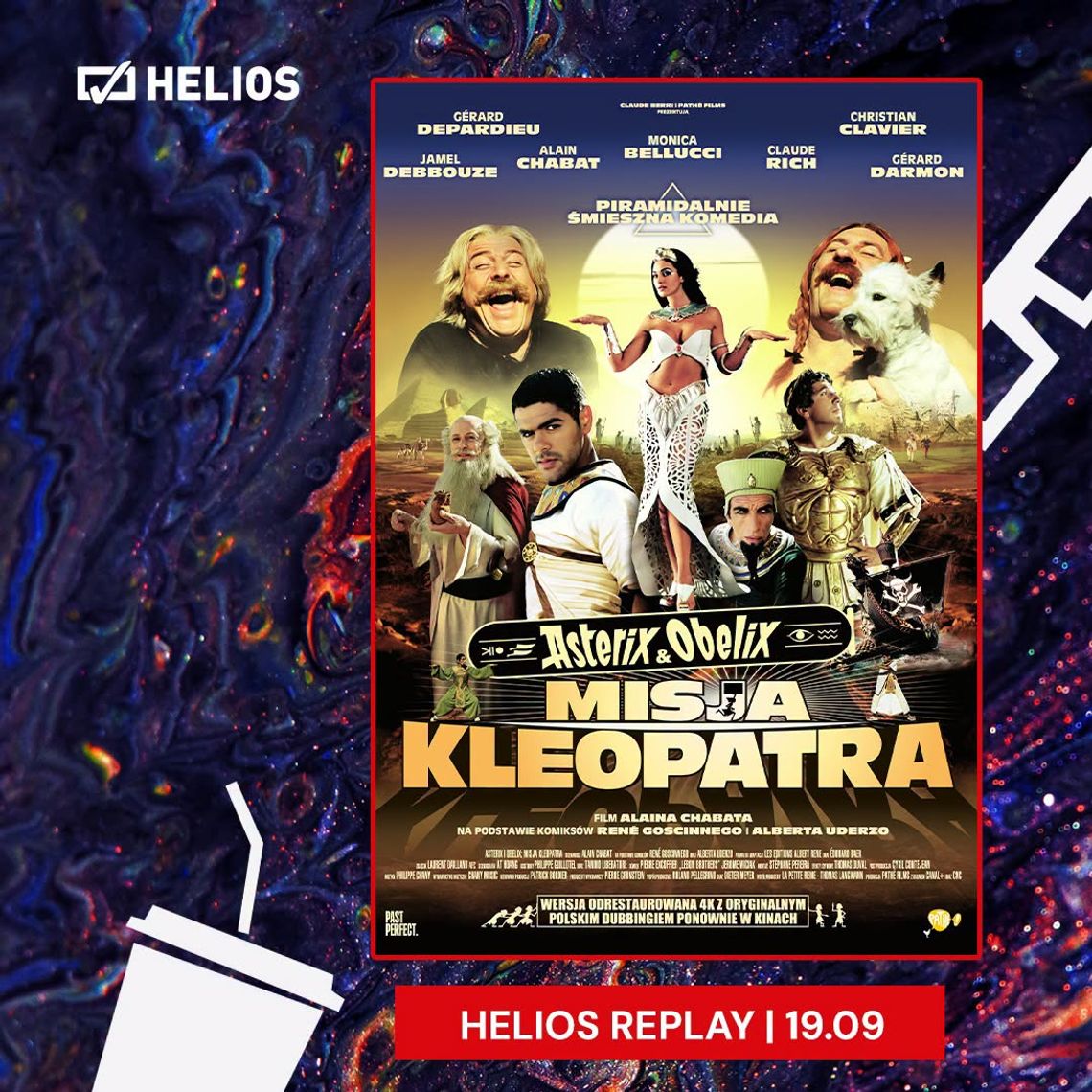 Seans specjalny "Asterix i Obelix: Misja Kleopatra" w Helios RePlay Seans specjalny "Asterix i Obelix: Misja Kleopatra" w Helios RePlay