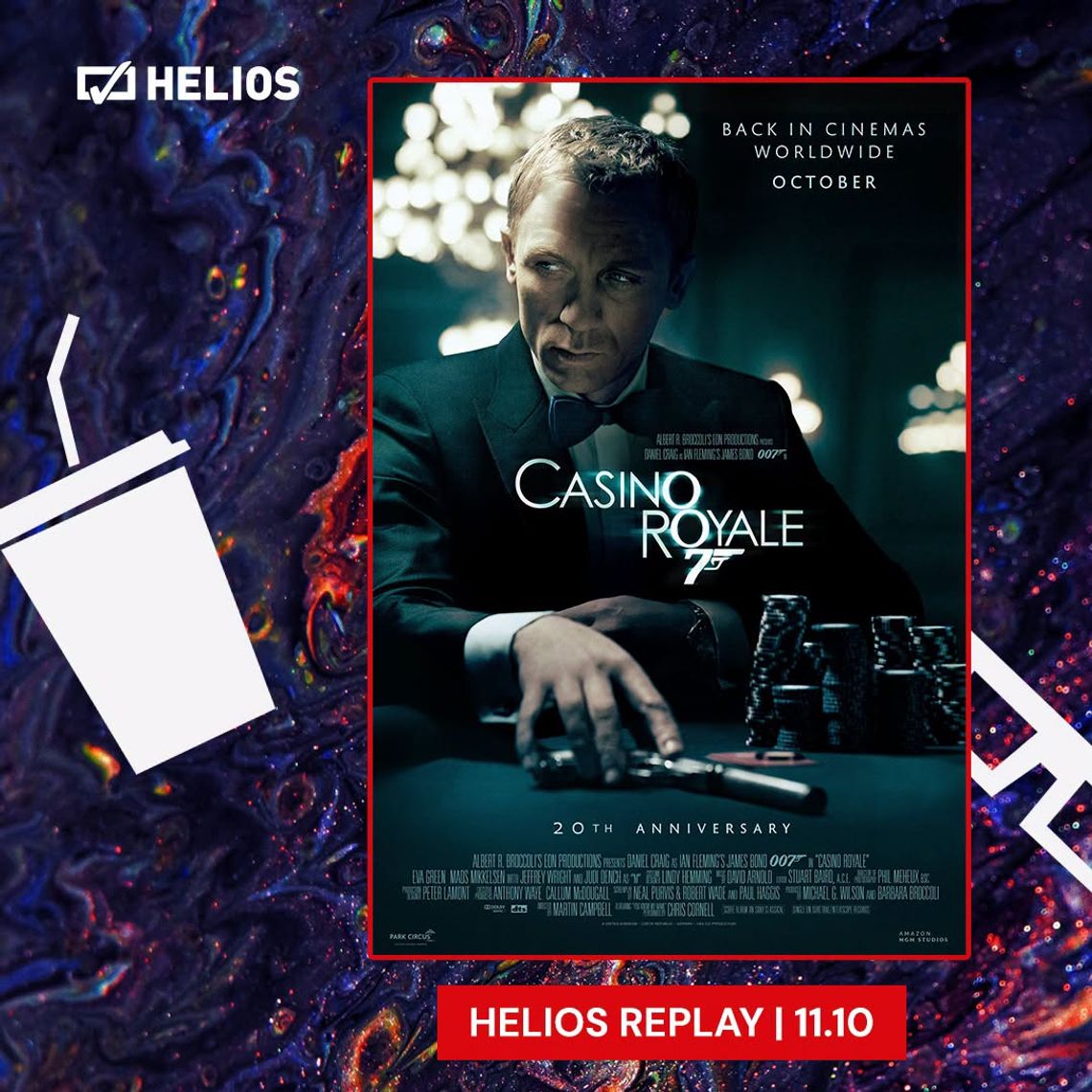 Seans specjalny filmu "Casino Royale" w Helios RePlay Seans specjalny filmu "Casino Royale" w Helios RePlay