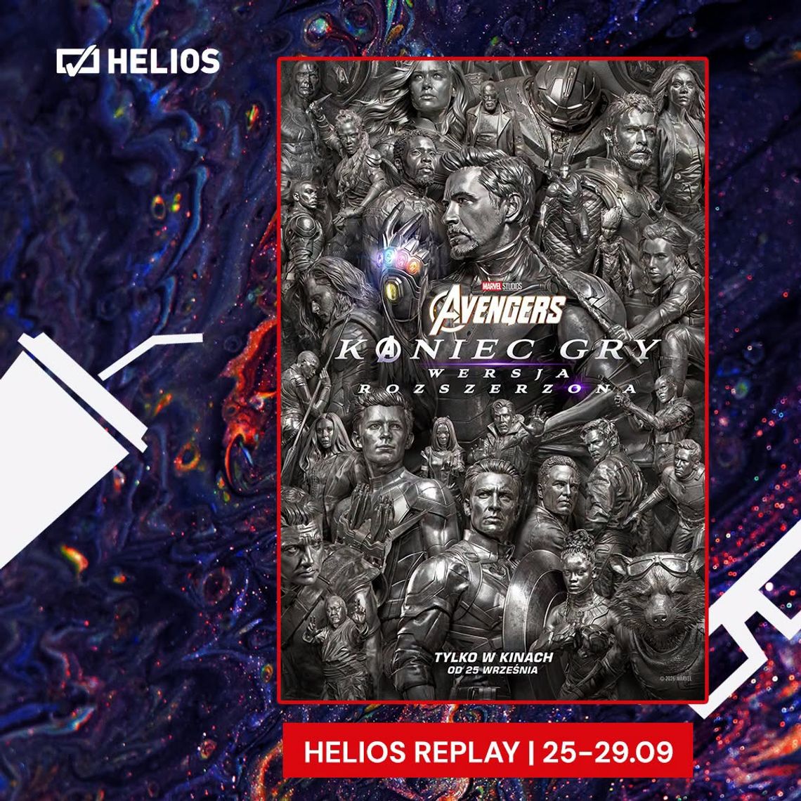 Seanse "Avengers. Koniec gry". Wersja rozszerzona w kinie Helios