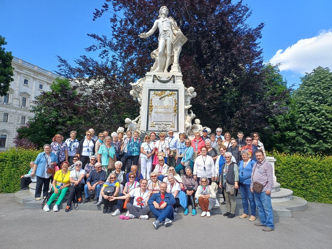 Seniorzy z kozielskiej „Magnolii” podziwiali uroki Wiednia. ZDJĘCIA