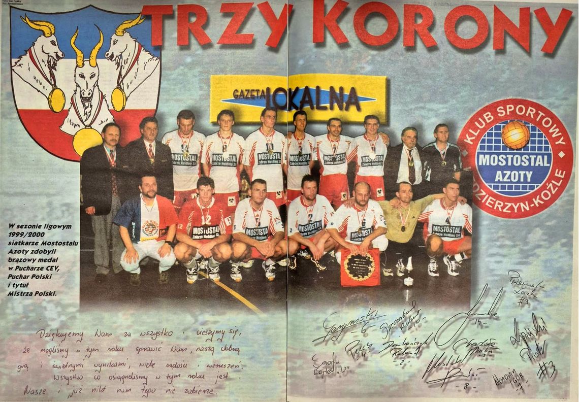 Siatkarska perełka z archiwum „Lokalnej”