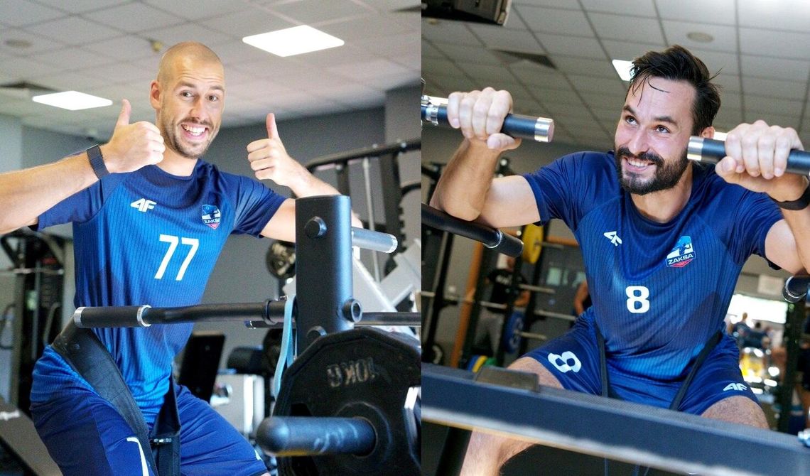 Siatkarze ZAKSY już po treningu siłowym. ZDJĘCIA