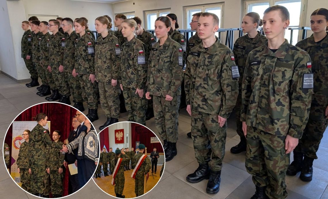 Ślubowanie w ZS nr 3. Uczniowie klas mundurowych oficjalnie zostali kadetami. ZDJĘCIA