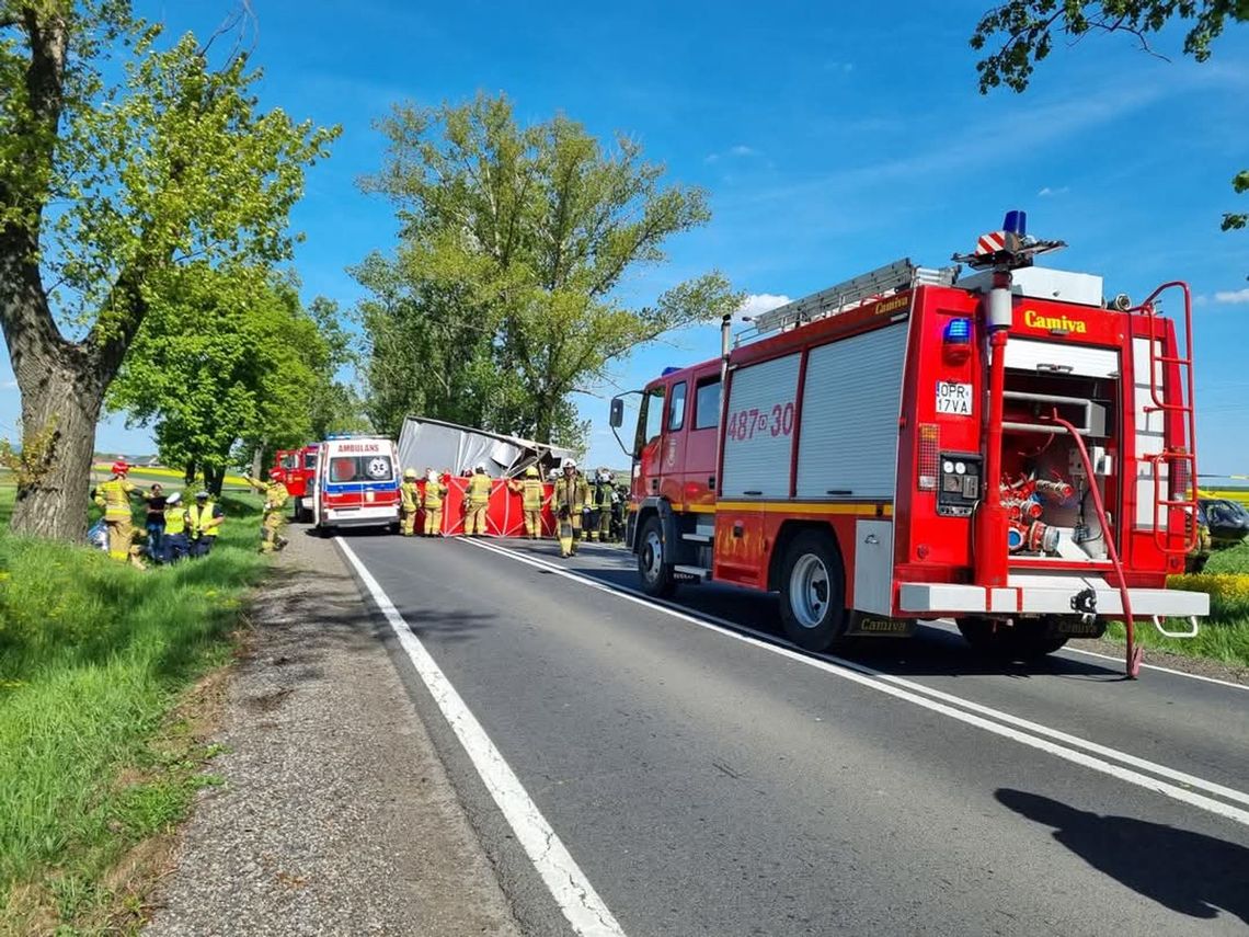 Śmiertelny wypadek na DK 40 pomiędzy Zwiastowicami a Twardawą