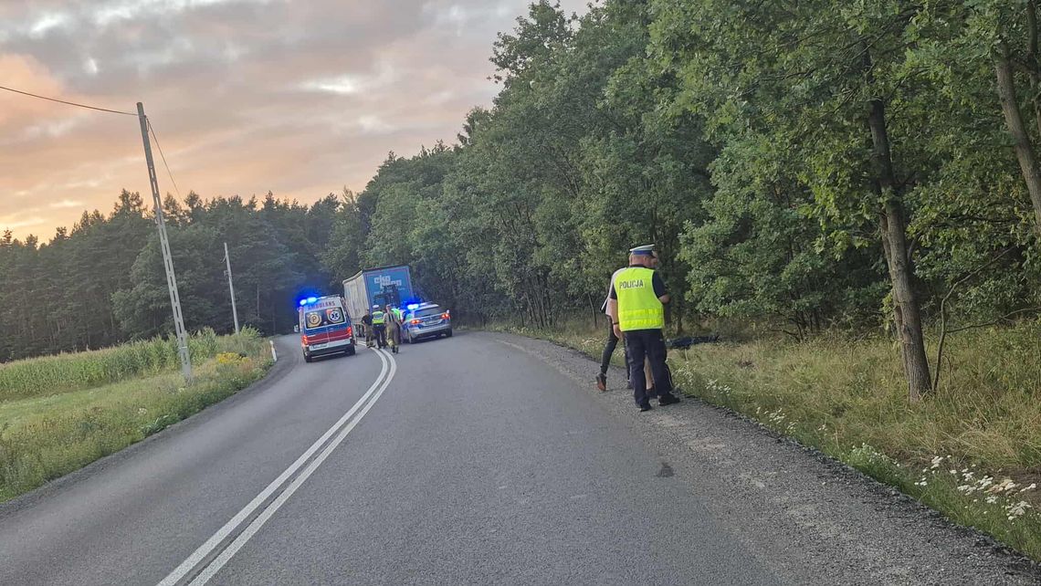 Śmiertelny wypadek z udziałem motocyklisty w Kędzierzynie-Koźlu. ZDJĘCIA