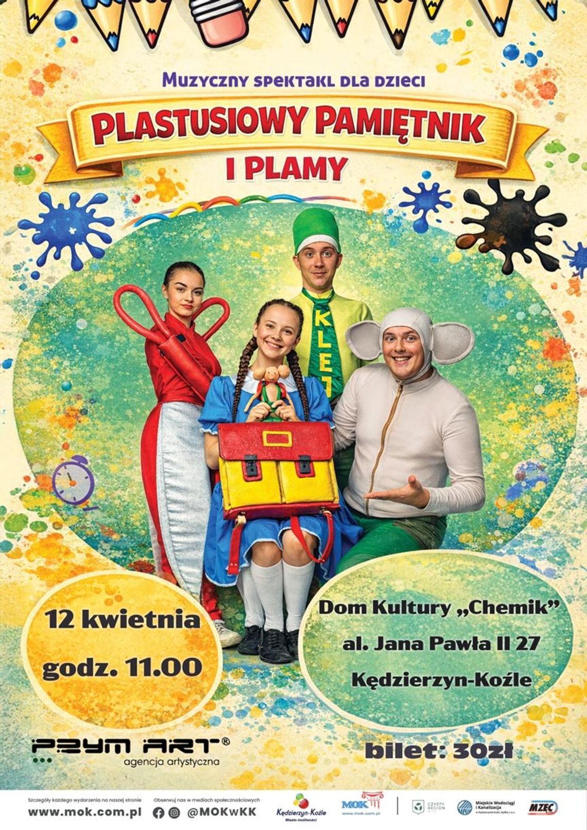 Spekatakl dla dzieci "Plastusiowy pamiętnik" w Domu Kultury "Chemik"