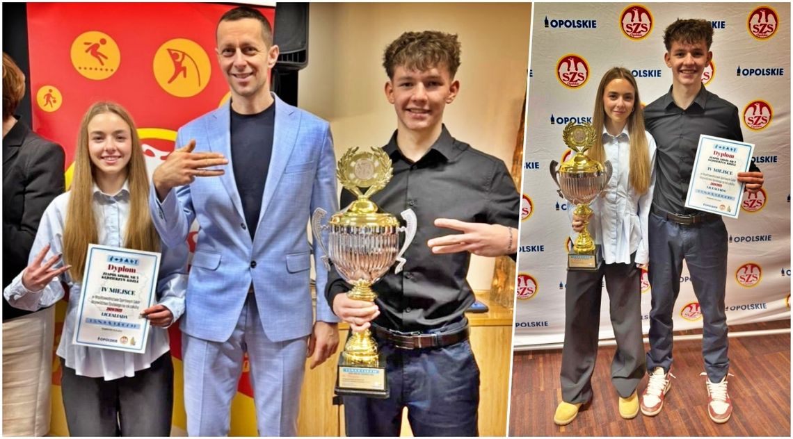 Sportowcy z Zespołu Szkół nr 3 pierwsi w powiecie, czwarci w województwie