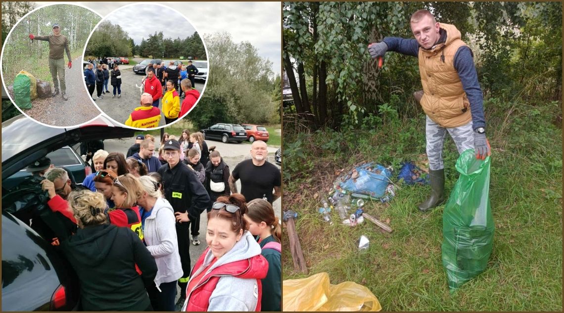 Sprzątanie Dębowej - od śmieci codziennych po te, których się nie spodziewasz. ZDJĘCIA