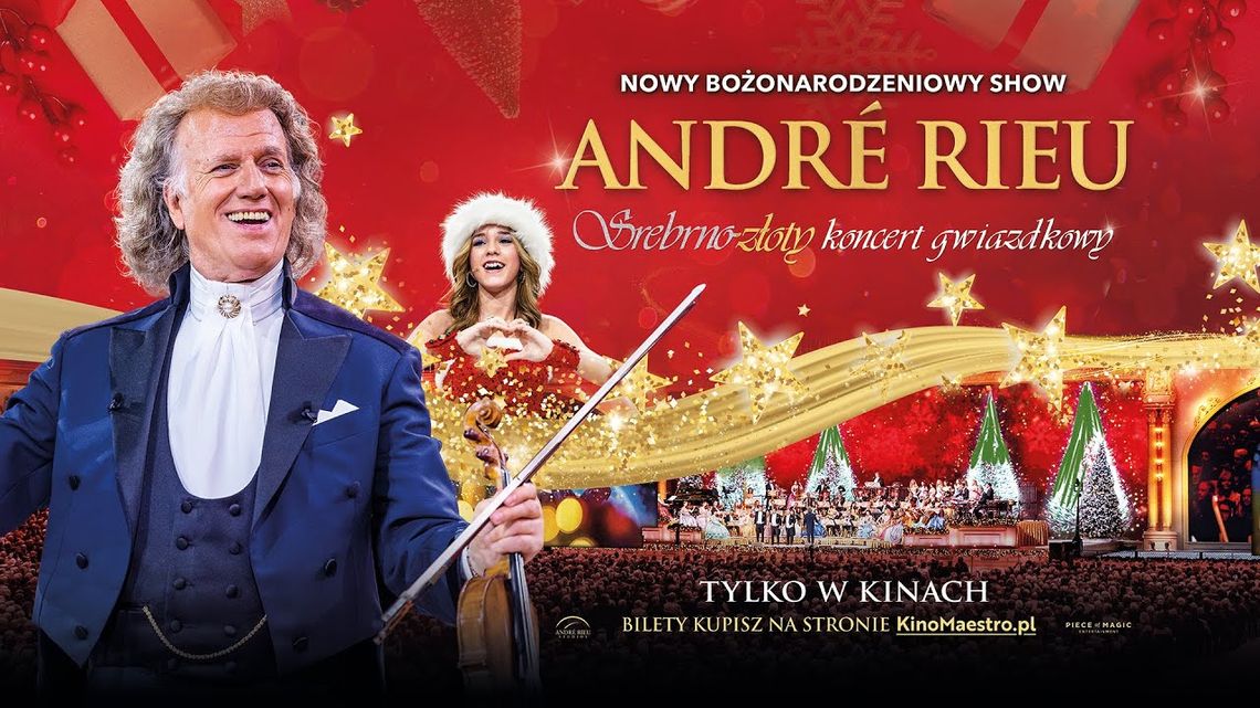 Srebrno-złoty koncert gwiazdkowy Andre Rieu w Heliosie