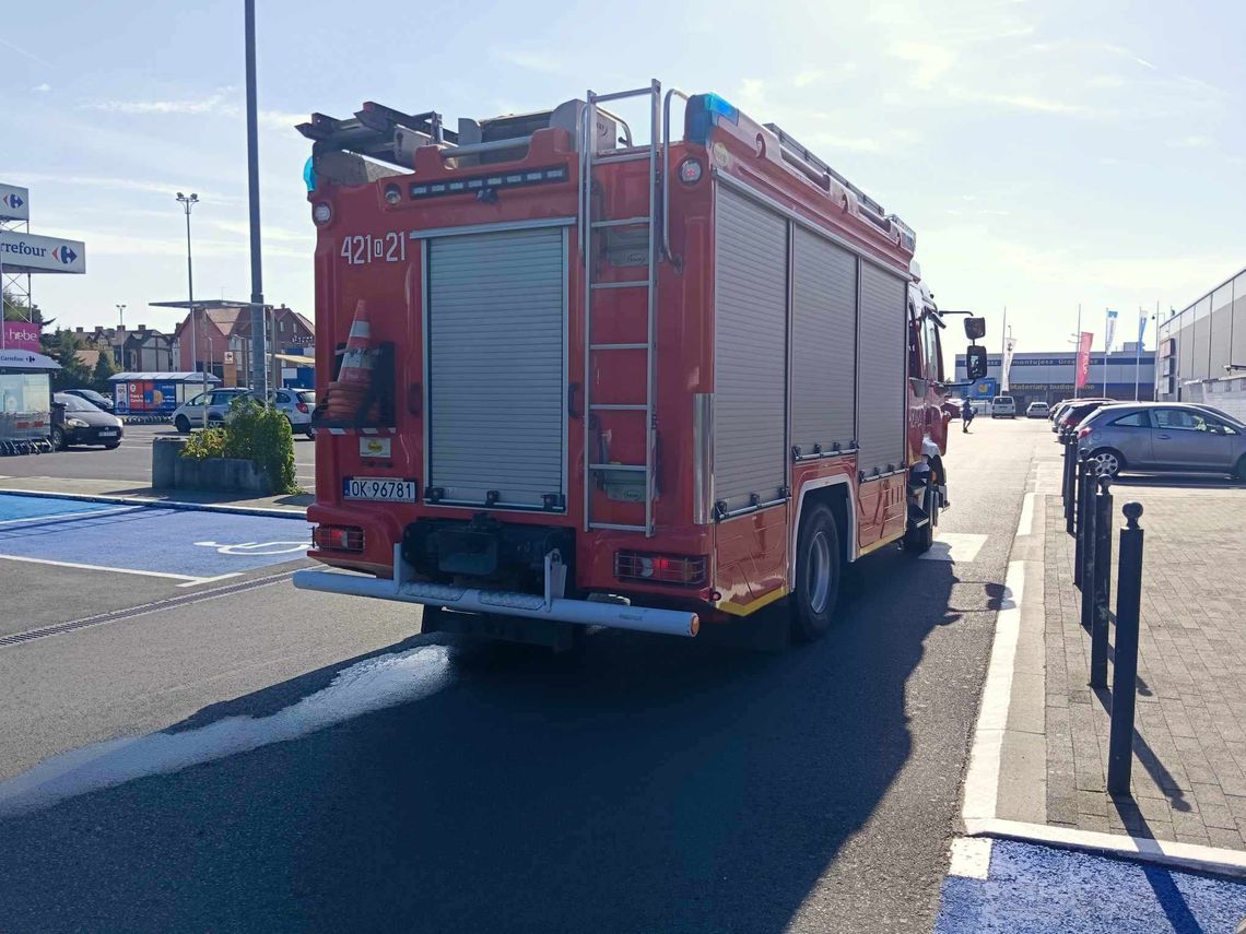 Strażacy już drugi raz w ostatnich dniach interweniowali w markecie Carrefour