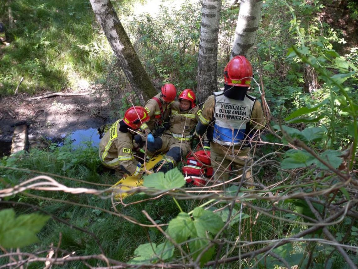 Strażacy szkolili się w terenie - w trudno dostępnych miejscach