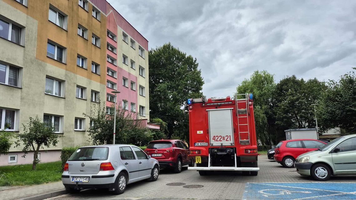 Pogotowie wezwało do pomocy strażaków