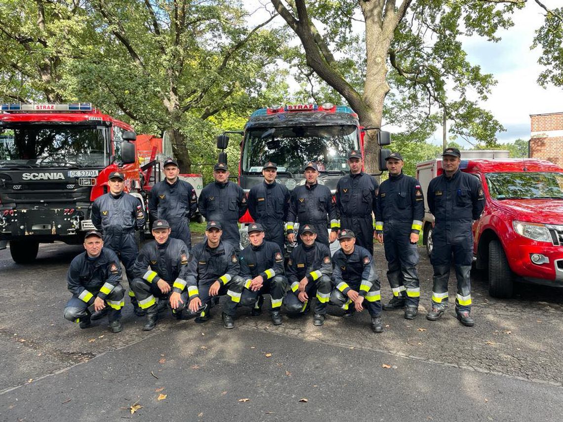 Strażacy z Kędzierzyna-Koźla ćwiczą we Wrocławiu