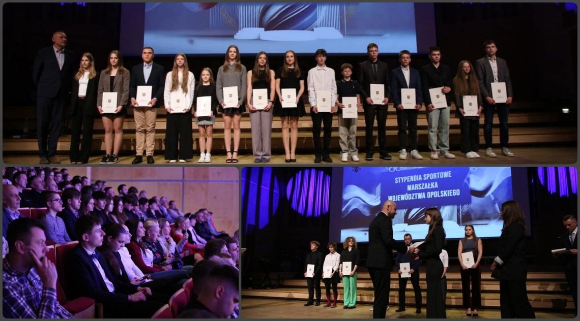Stypendia za świetne wyniki. Wśród wyróżnionych w Opolu nasi sportowcy