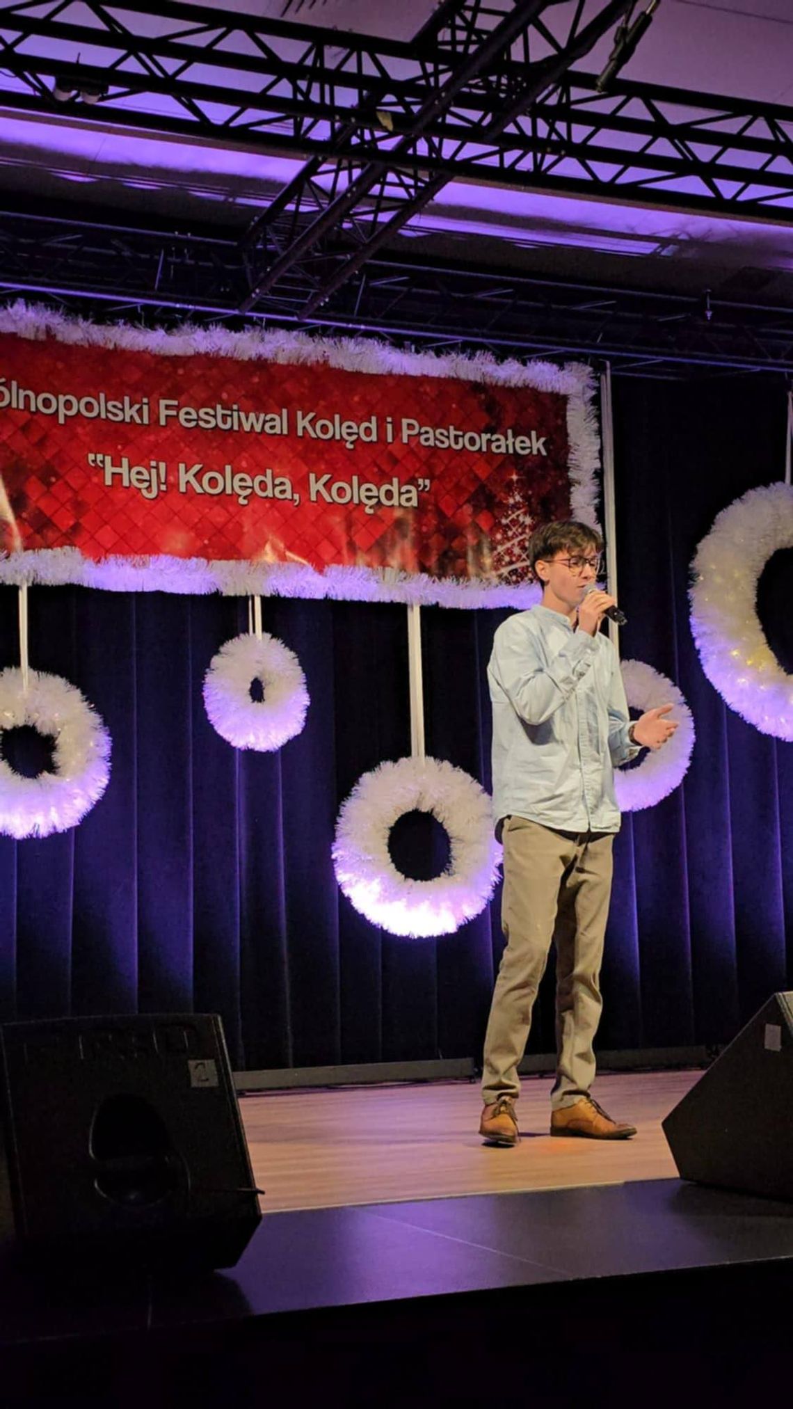 Sukces ucznia „Sienkiewicza”. Dominik Komander wygrał ogólnopolski festiwal kolęd w Komprachcicach