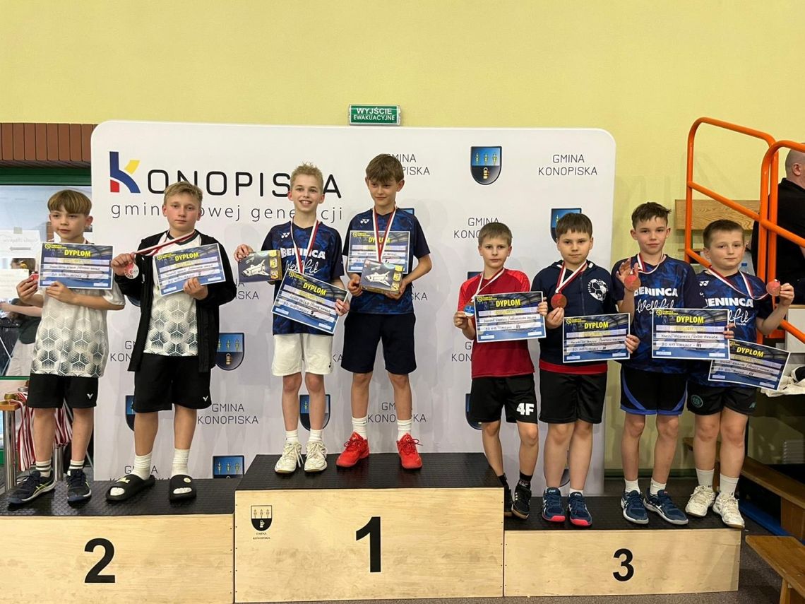 Sukcesy zawodników BENINCA UKS Feniks Kędzierzyn-Koźle w Konopiskach. ZDJĘCIA