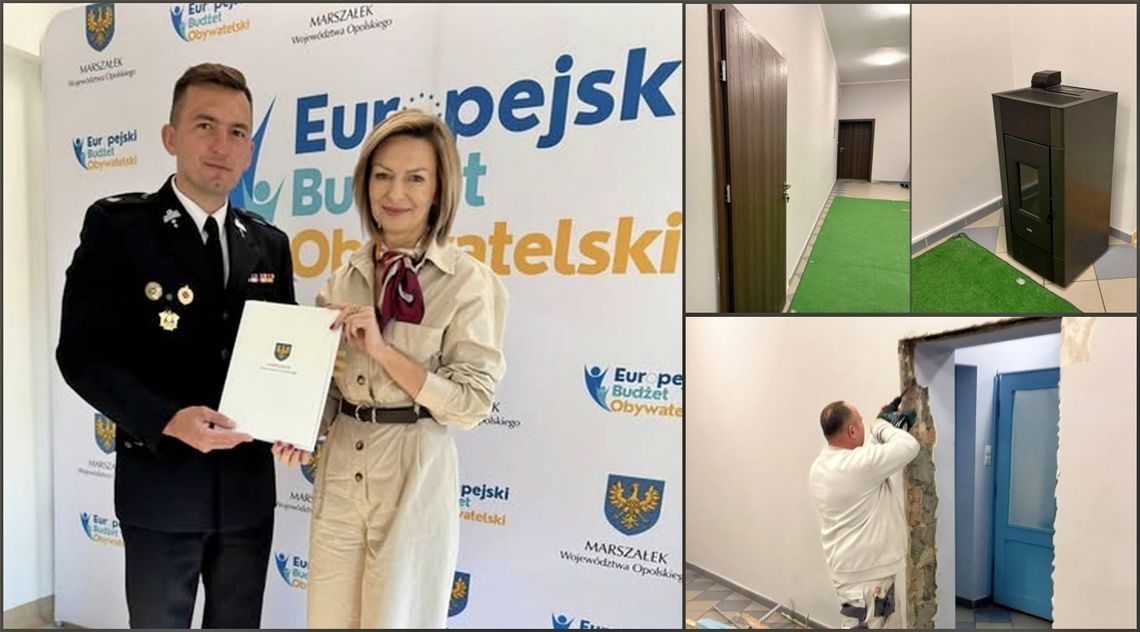 Świetlica wiejska w Miejscu Odrzańskim wzbogaciła się o nowe drzwi i kominek na pellet. ZDJĘCIA Świetlica wiejska w Miejscu Odrzańskim wzbogaciła się o nowe drzwi i kominek na pellet. ZDJĘCIA