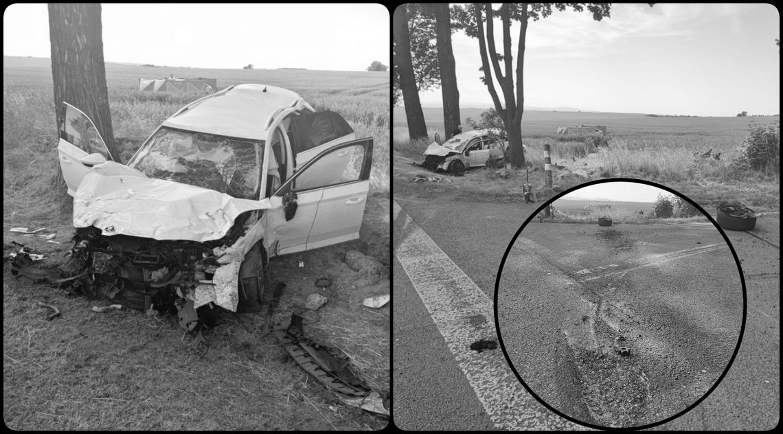 Szczegóły tragicznego wypadku w Ucieszkowie. Nie żyją dwie kobiety w wieku 65 i 68 lat