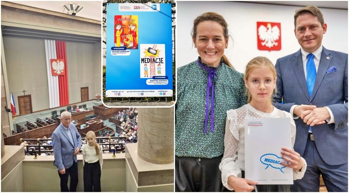 Sztuka dialogu i sukces młodej artystki z Publicznej Szkoły Podstawowej w Łanach. ZDJĘCIA Sztuka dialogu i sukces młodej artystki z Publicznej Szkoły Podstawowej w Łanach. ZDJĘCIA