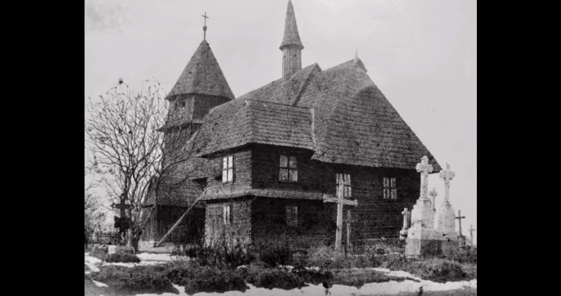 Tak niegdyś wyglądał kościół w Dziergowicach