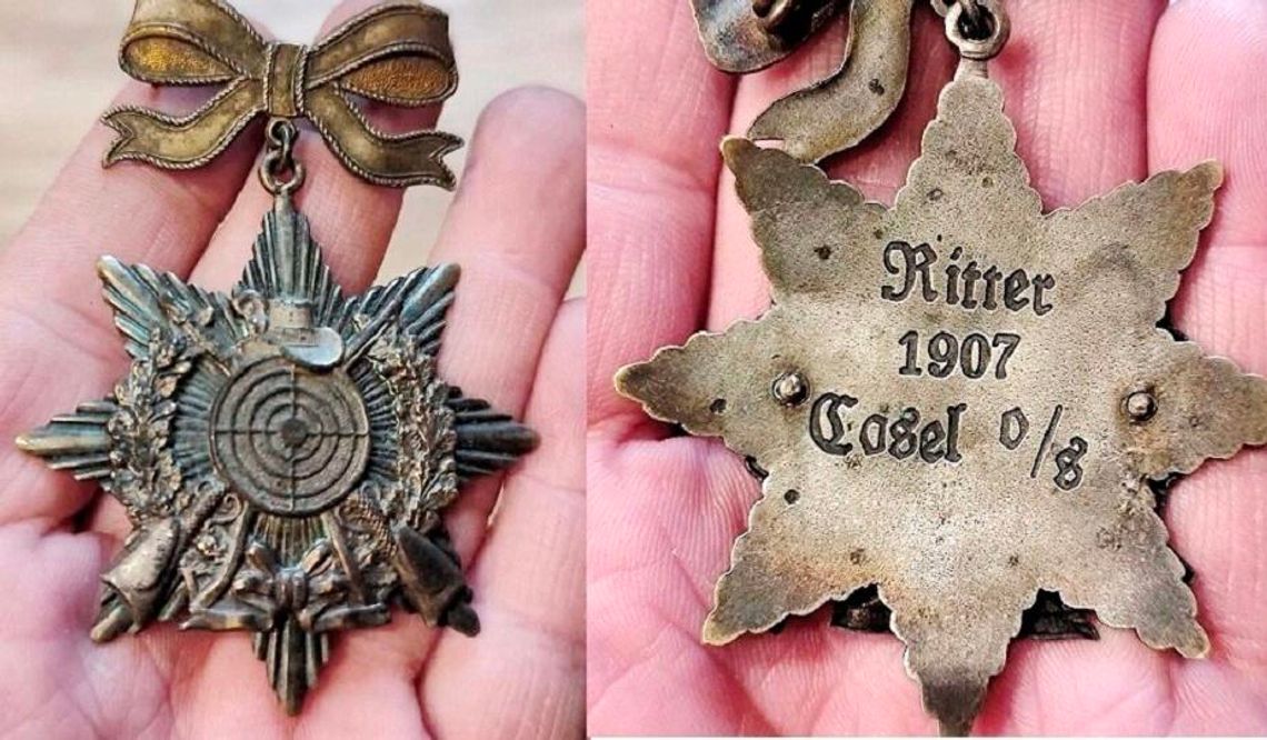 Tak wyglądał medal upamiętniający setną rocznicę oblężenia Twierdzy Koźle