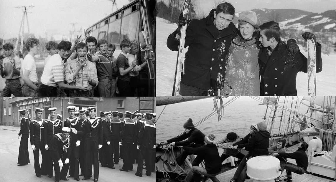 Te zdjęcia to swoista podróż do przeszłości. Unikatowe fotografie absolwentów kozielskiej „Żeglugi”