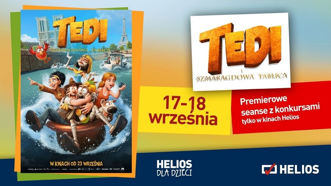 Tedi i szmaragdowa tablica. Pokazy przedremierowe w kinie Helios