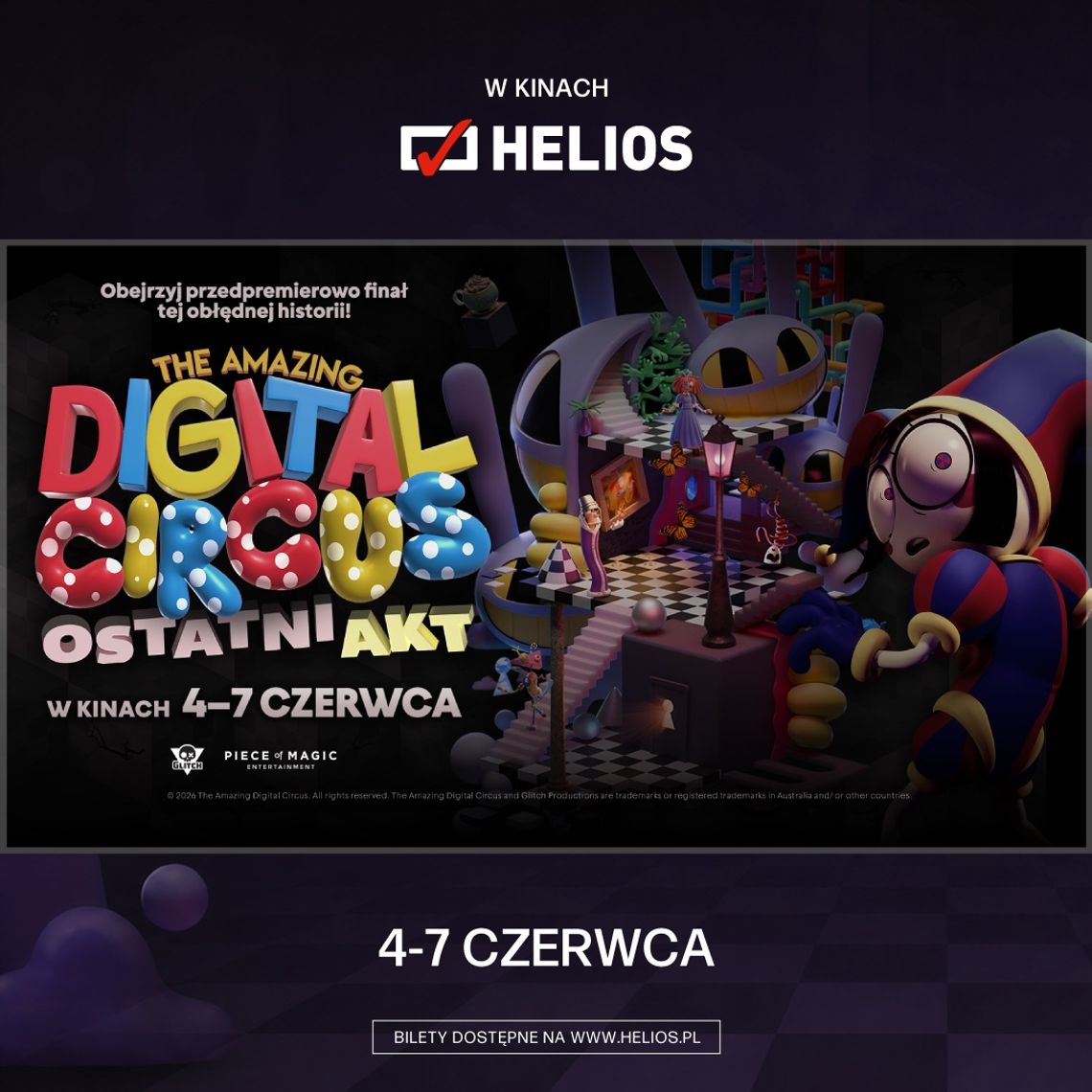 The Amazing Digital Circus: The Last Act w kinie Helios